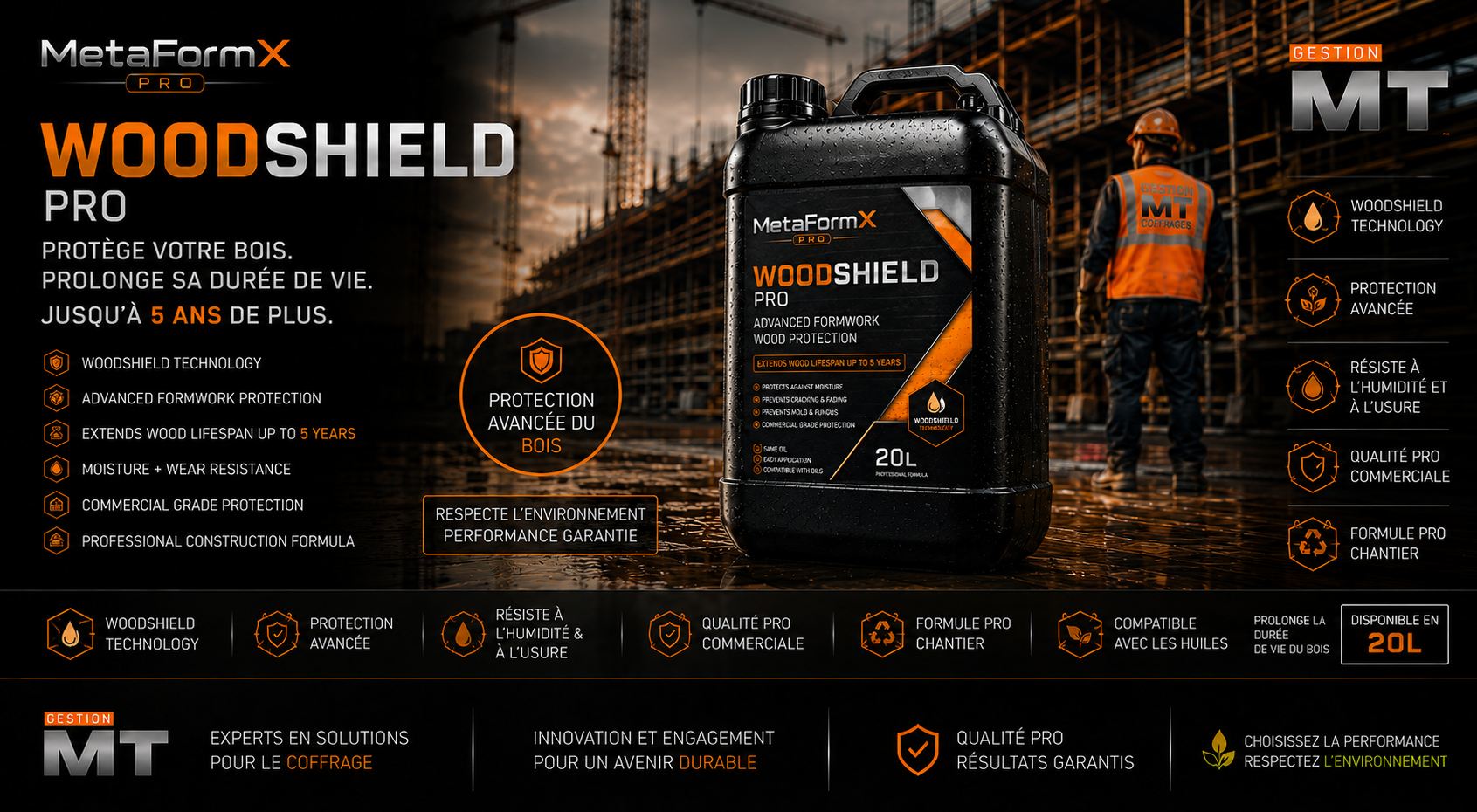 MetaFormX Pro WoodShield 20L